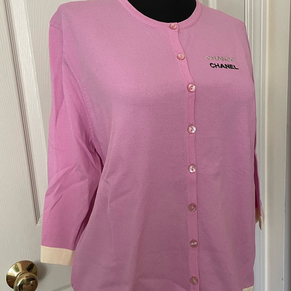 Uniform Chance Pink Cardigan